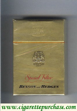 Benson and Hedges Special Filter cigarettes king size